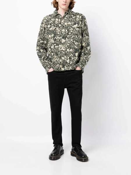 Camasi casual YMC Feathers Shirt GREEN Barbati (BM 9820505) 2