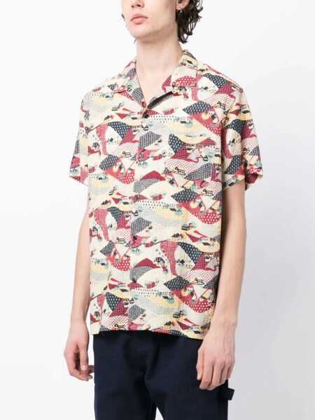 Camasi casual YMC Malick Shirt MULTICOLOUR Barbati (BM 9820508) 3