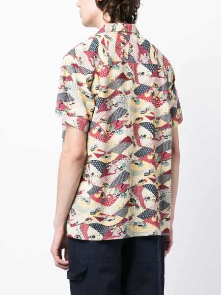 Camasi casual YMC Malick Shirt MULTICOLOUR Barbati (BM 9820508) 4