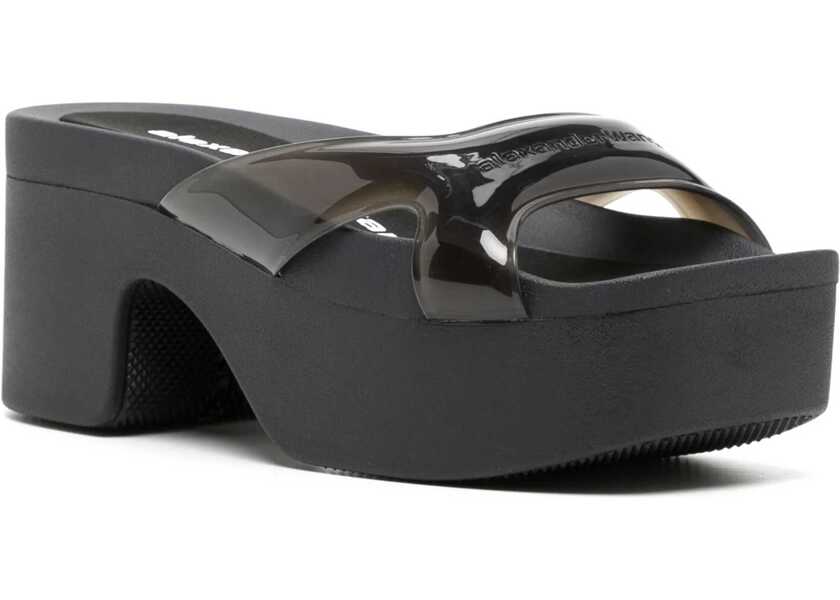 Sandale Alexander Wang Platform Sandal With Square Toe BLACK Femei (BM 9820529) 2