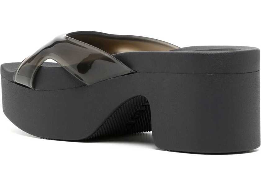 Sandale Alexander Wang Platform Sandal With Square Toe BLACK Femei (BM 9820529) 3