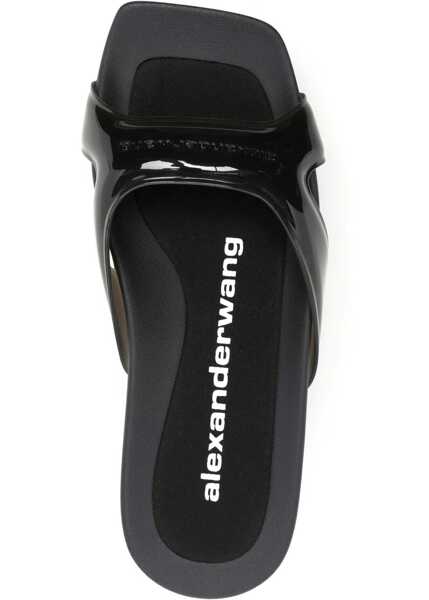 Sandale Alexander Wang Platform Sandal With Square Toe BLACK Femei (BM 9820529) 4