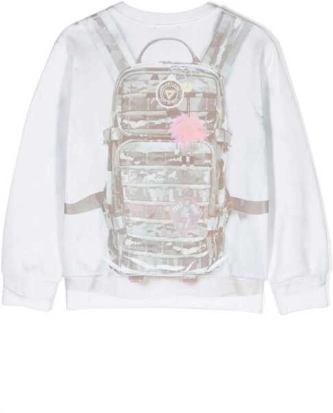 Hanorace Diesel Saffy Over Crewneck Sweatshirt WHITE Baieti (BM 9820646) 2