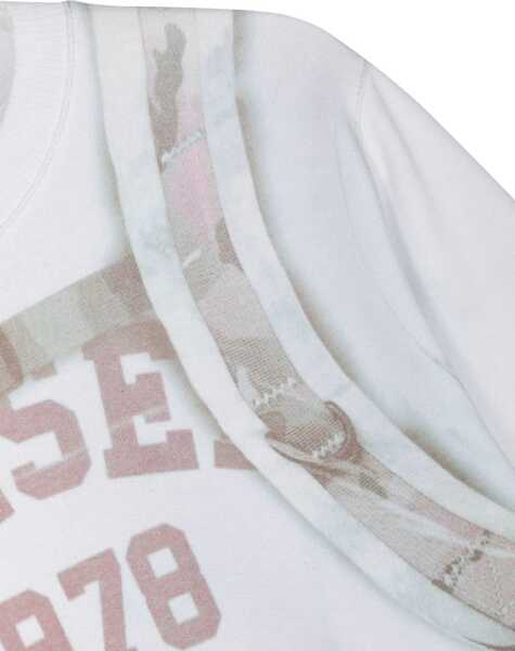 Hanorace Diesel Saffy Over Crewneck Sweatshirt WHITE Baieti (BM 9820646) 3