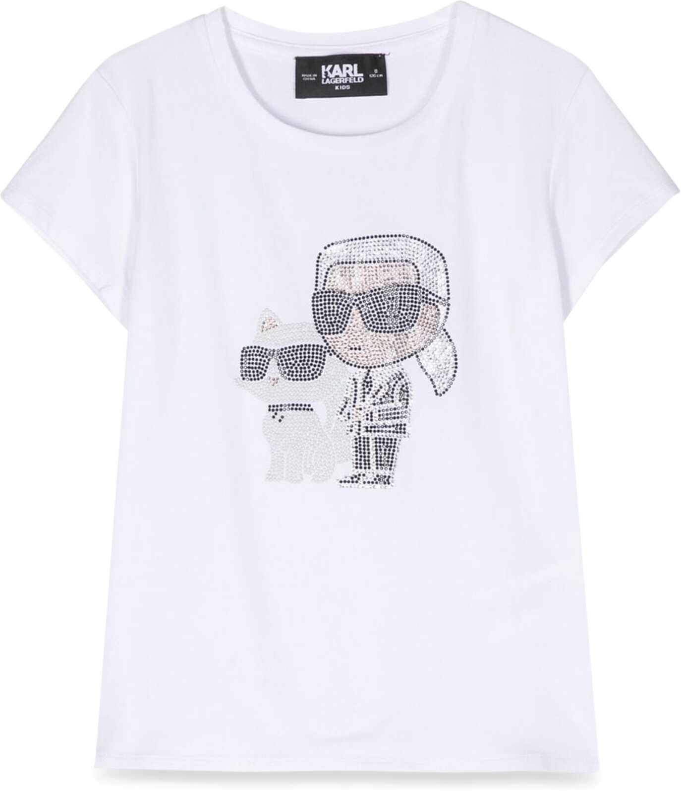 Karl Lagerfeld T-Shirt Mc Karl And Choupette WHITE