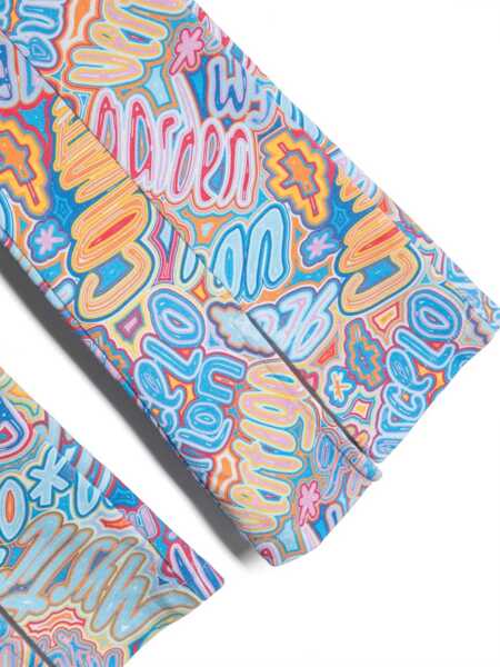 Pantaloni casual Marcelo Burlon Flare Split Cuffs Trousers MULTICOLOUR Fete (BM 9820691) 3