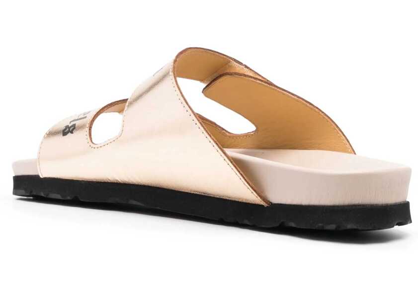 Sandale Palm Angels Sandal With Logo GOLD Femei (BM 9821345) 3