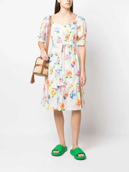 Rochii casual LOVE Moschino Dress With Floral Pattern MULTICOLOUR Femei (BM 9821378) 2