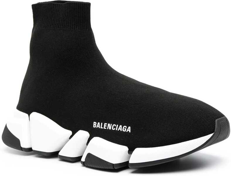 Sneakers Balenciaga Speed Sneakers BLACK/WHITE/BLACK Barbati (BM 9823214) 2
