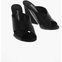Saboti Geometric Heel Keira Satin Mules 10Cm Femei