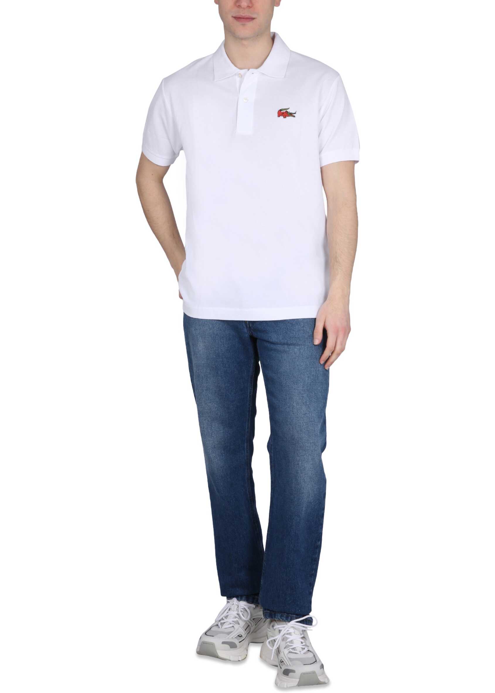 Lacoste Lacoste Polo Shirt X Netflix The House Of Paper WHITE