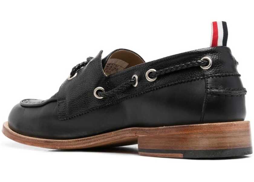 Mocasini Thom Browne Boat Moccasin BLACK Barbati (BM 9824672) 3