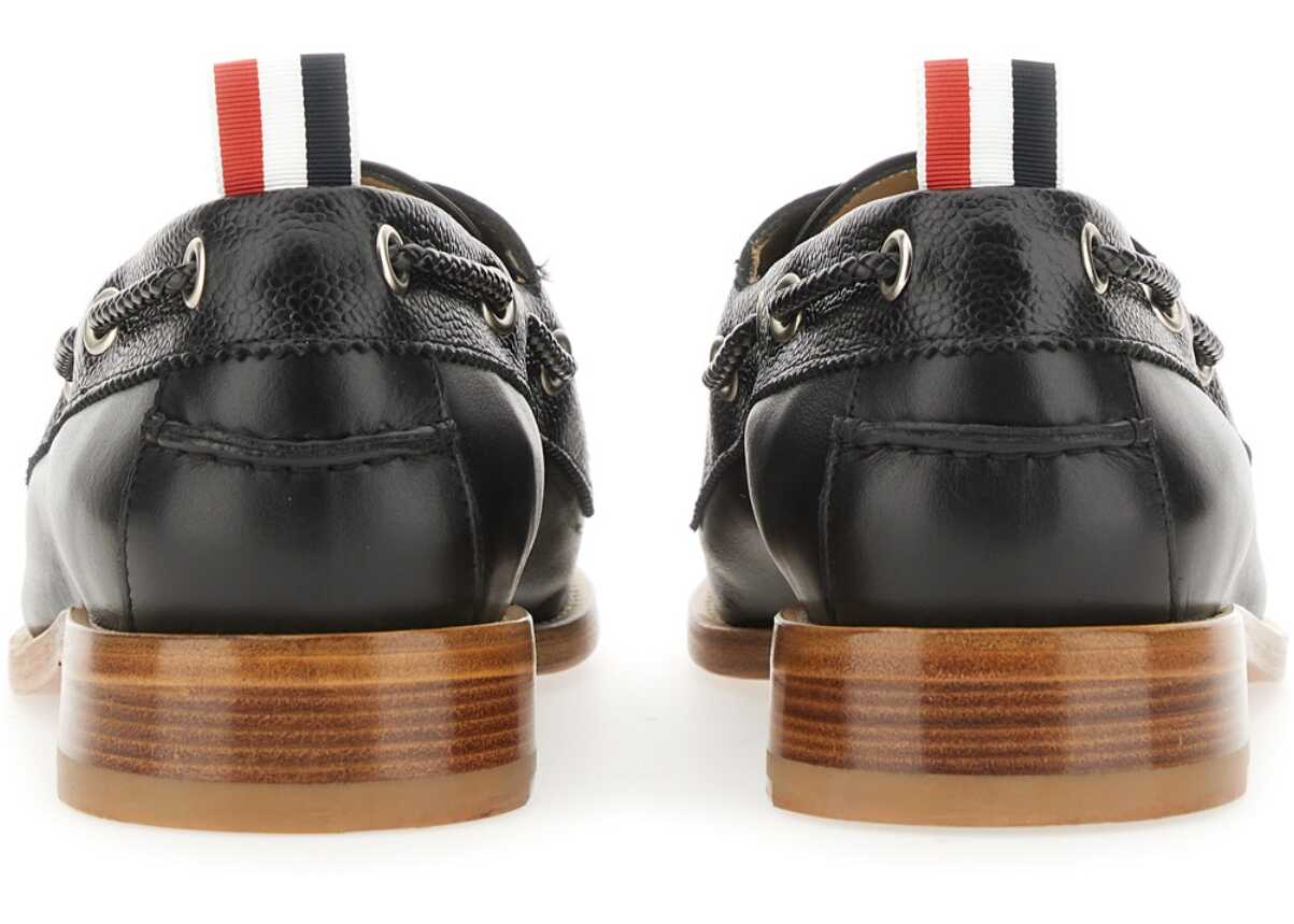 Thom Browne Boat Moccasin BLACK