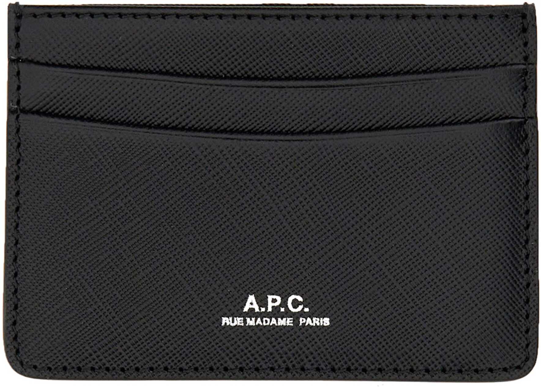 A.P.C. Andre Card Holder BLACK