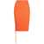 Off-White Cut-Out Skirt ORANGE