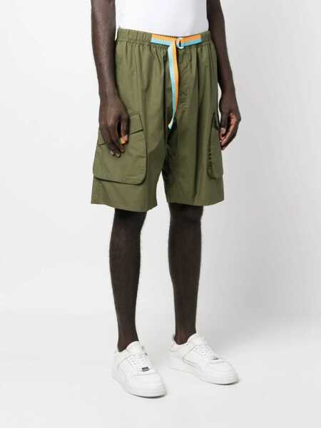 Pantaloni scurti Marcelo Burlon Cargo Bermuda Cross MULTICOLOUR Barbati (BM 9830249) 3