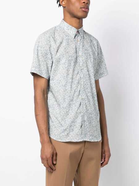 Camasi casual Paul Smith Wave Print Shirt AZURE Barbati (BM 9830513) 3