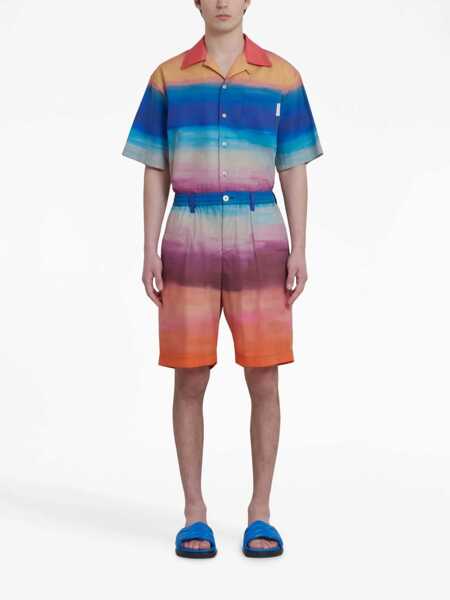 Pantaloni scurti Marni Cotton Bermuda Shorts MULTICOLOUR Barbati (BM 9830573) 3