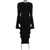 ANDREADAMO Dress With Cut-Out Details BLACK