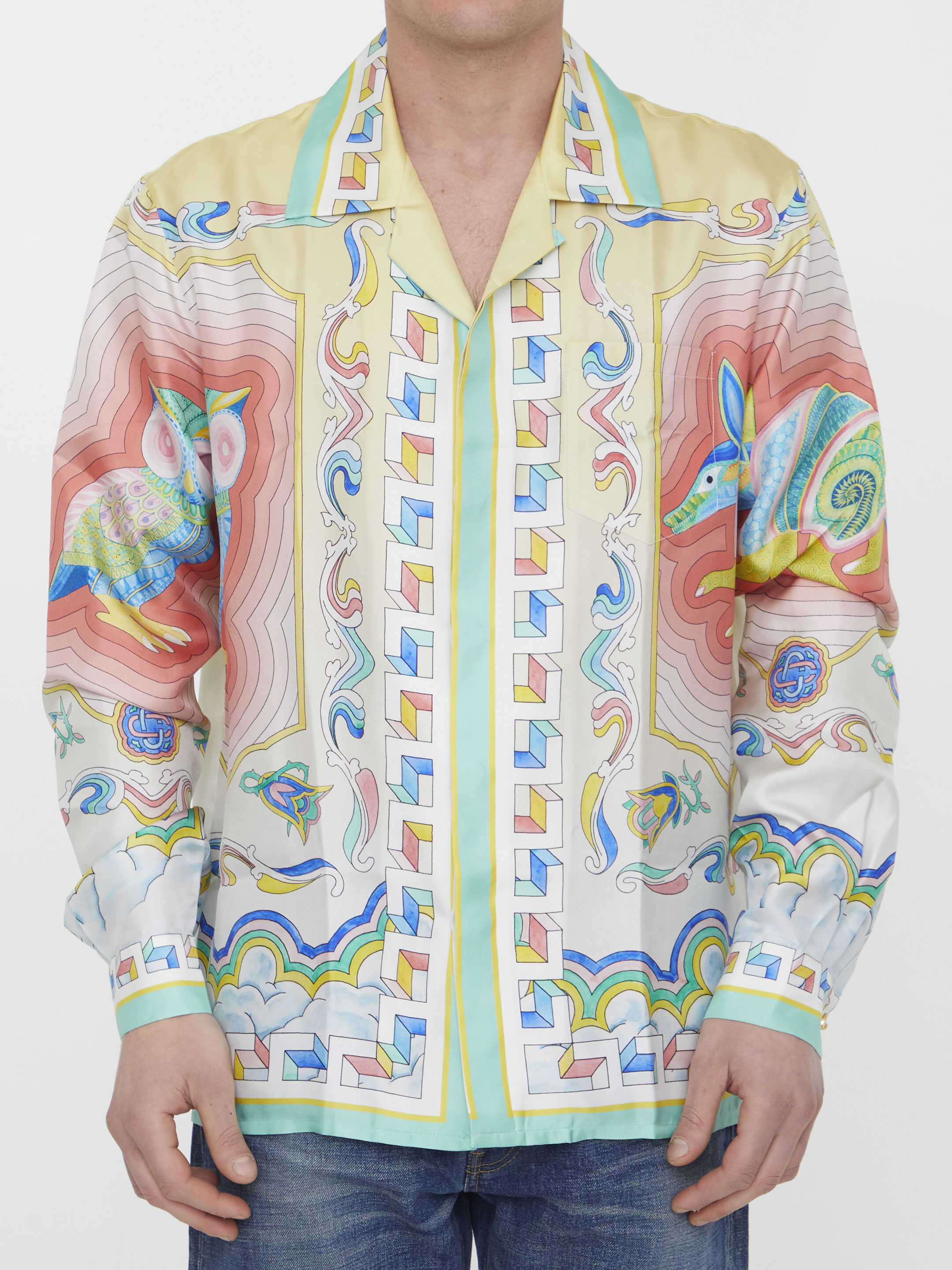 Casablanca Multicolor Silk Shirt N/A