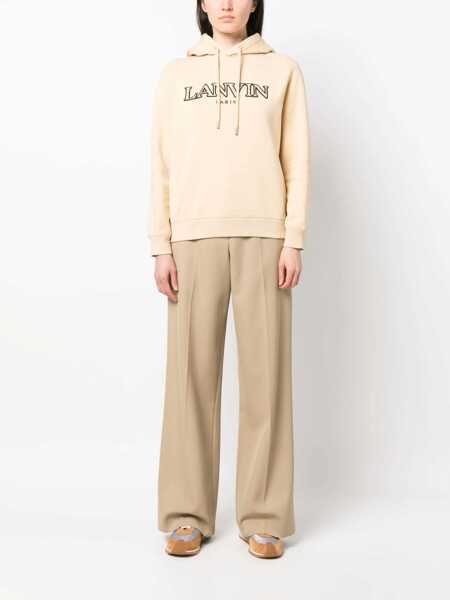 Bluze de trening Lanvin Sweatshirt With Logo Embroidery BEIGE Femei (BM 9831593) 2