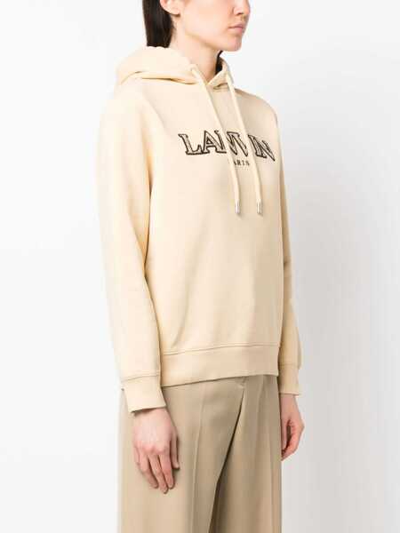 Bluze de trening Lanvin Sweatshirt With Logo Embroidery BEIGE Femei (BM 9831593) 3