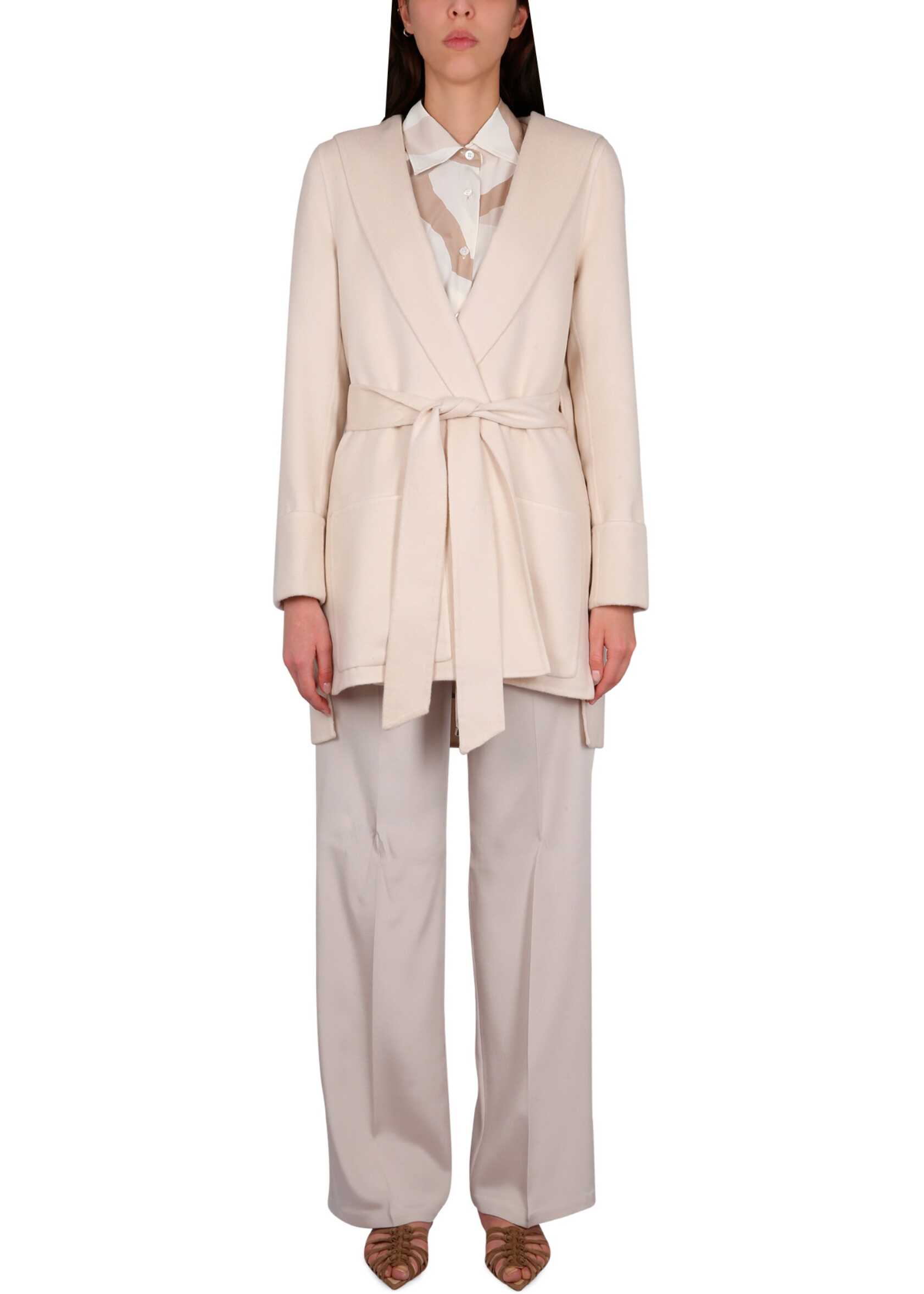 KITON Belted Coat BEIGE