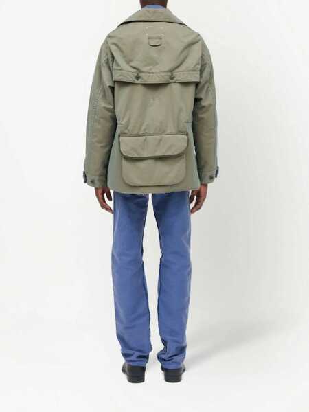 Jachete Maison Margiela Tonic Distressed Cotton Jacket GREEN Barbati (BM 9831884) 4