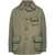 Maison Margiela Tonic Distressed Cotton Jacket GREEN