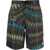 Marcelo Burlon Logo Print Boxer Swimsuit BROWN
