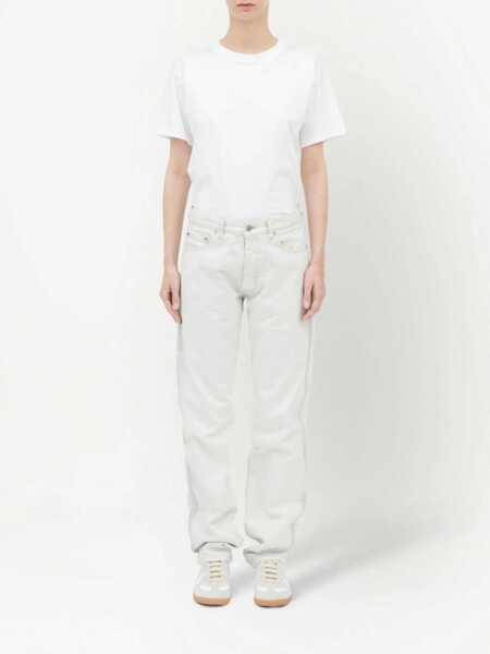 Blugi drepti Maison Margiela Straight Leg Pants WHITE Barbati (BM 9831908) 3