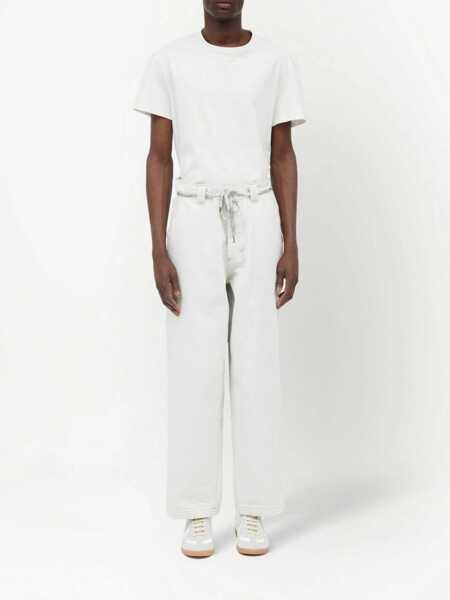 Blugi drepti Maison Margiela Jeans Cimosati WHITE Barbati (BM 9831938) 2