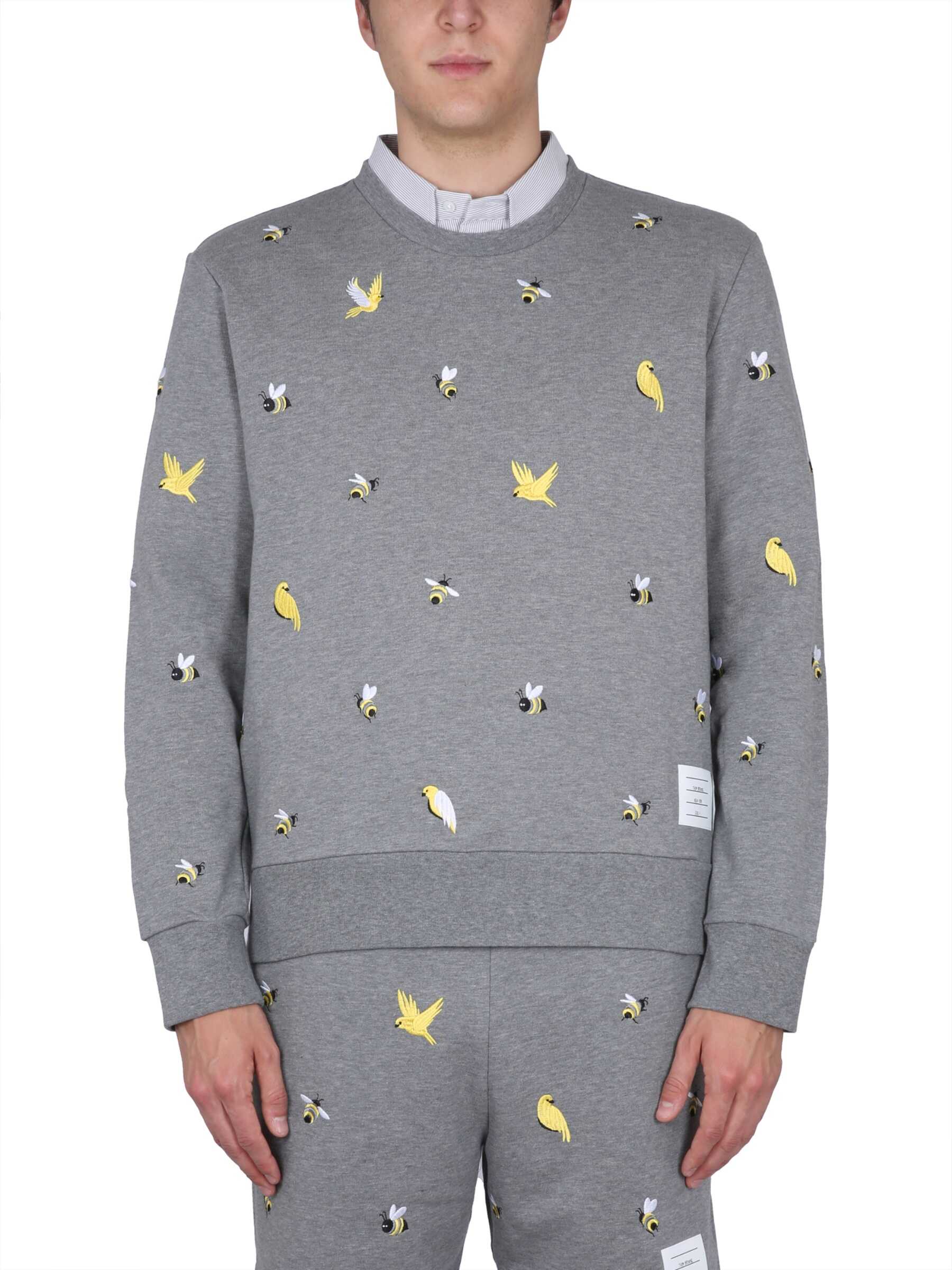 Thom Browne Birds & Bees Sweatshirt GREY