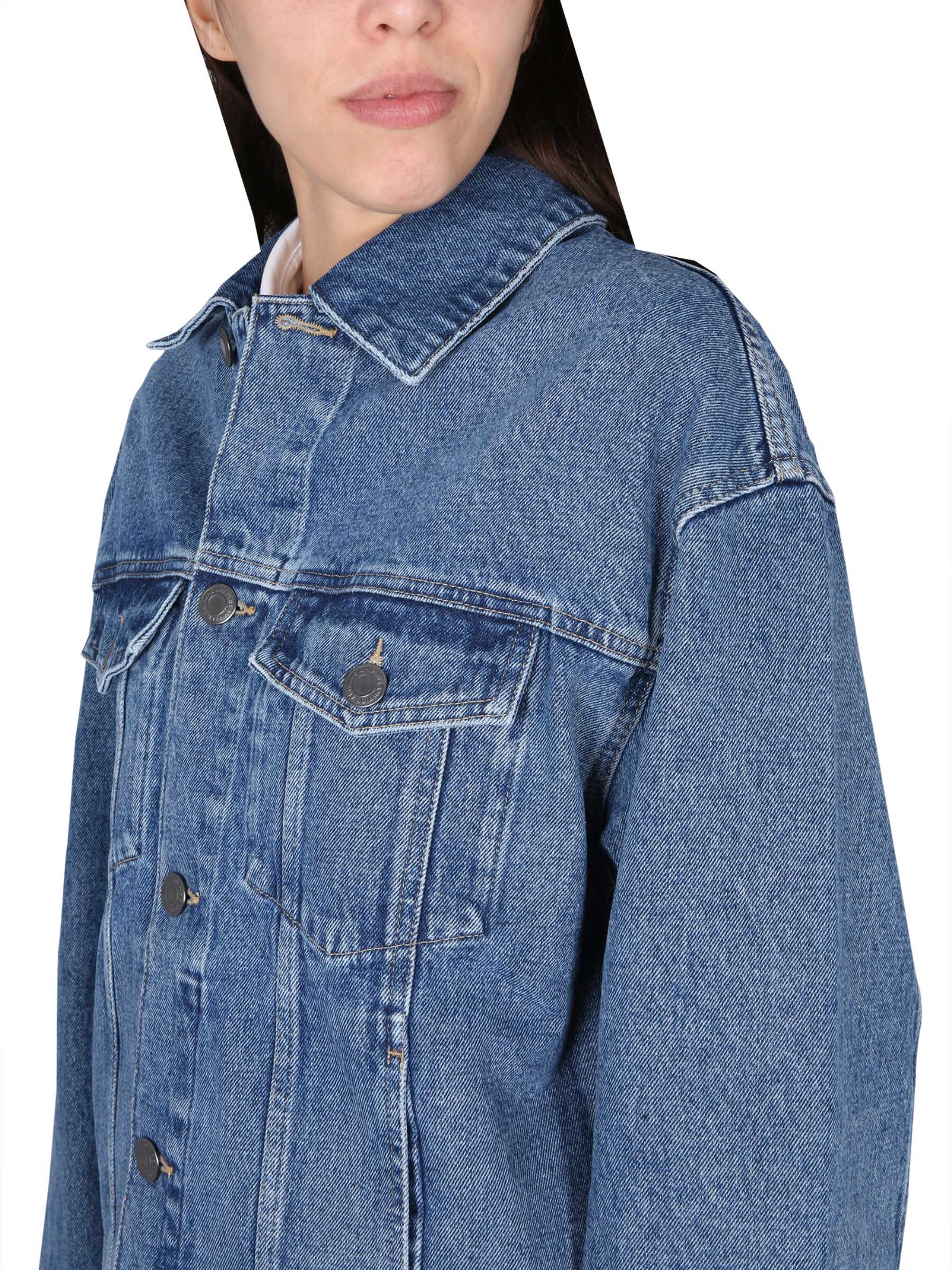 AMI Paris Denim Jacket BLUE