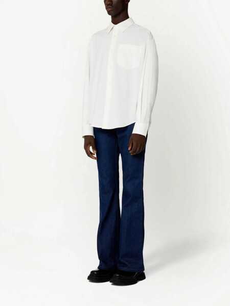 Camasi office AMI Paris Boxy Fit Shirt WHITE Femei (BM 9832175) 2