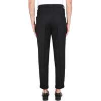 Pantaloni casual pentru Barbati - Pantaloni casual AMI Paris Carrot Fit Pants BLACK Barbati (BM 9832181) - B-mall.ro