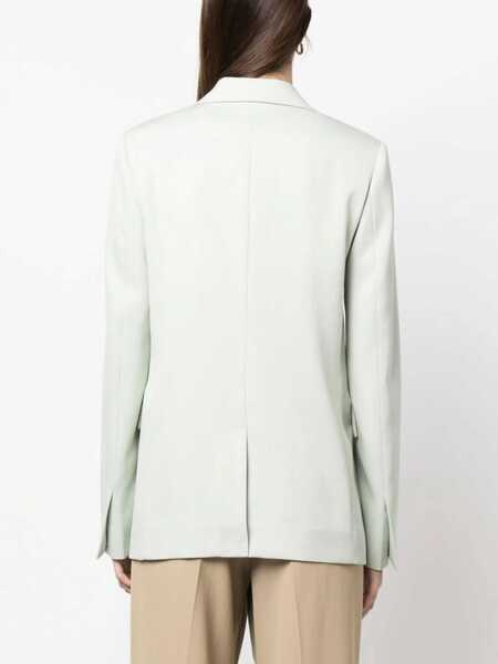 Sacouri Lanvin Single-Breasted Blazer GREEN Femei (BM 9832208) 4