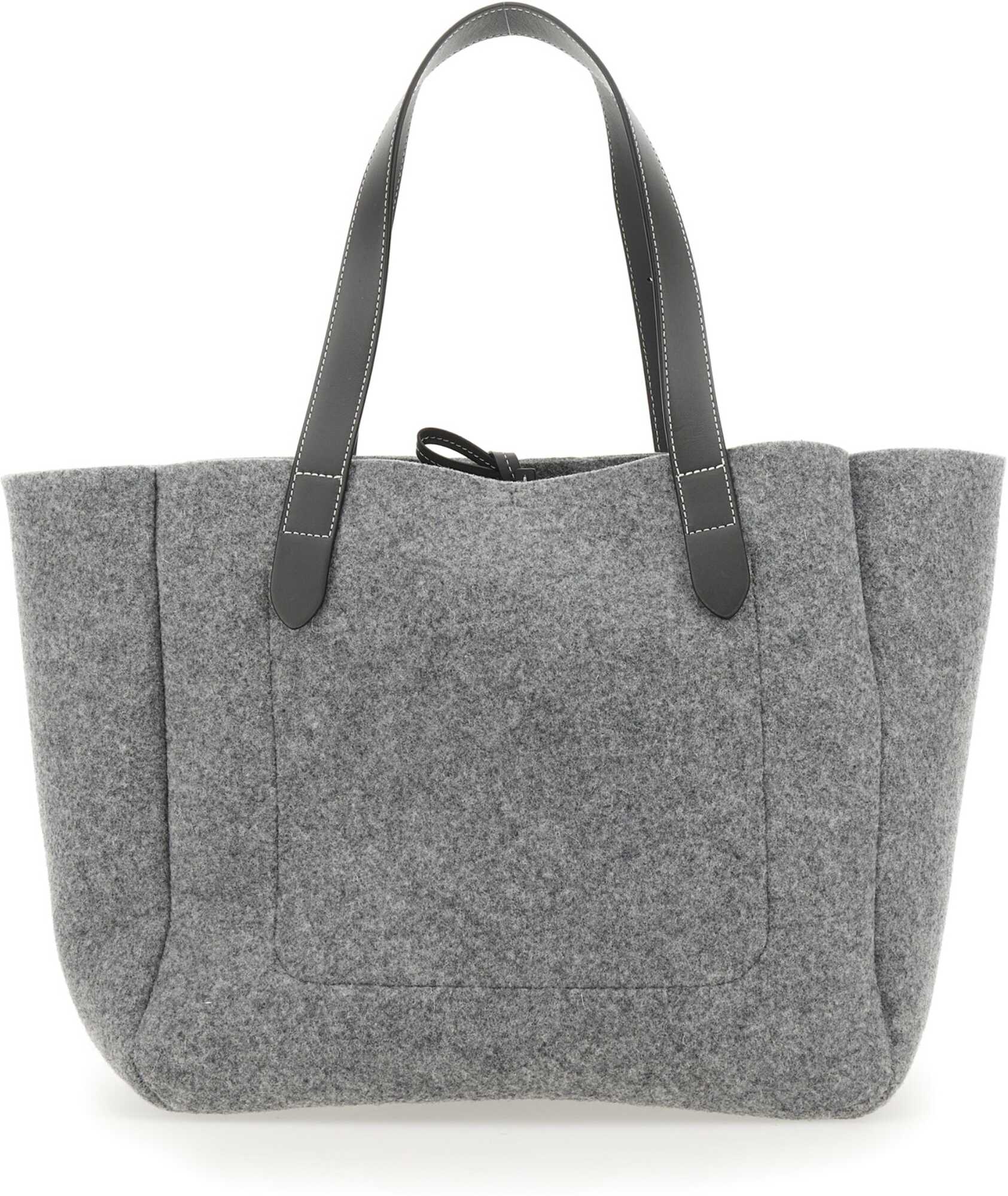 JW Anderson Tote Bag With Logo GREY