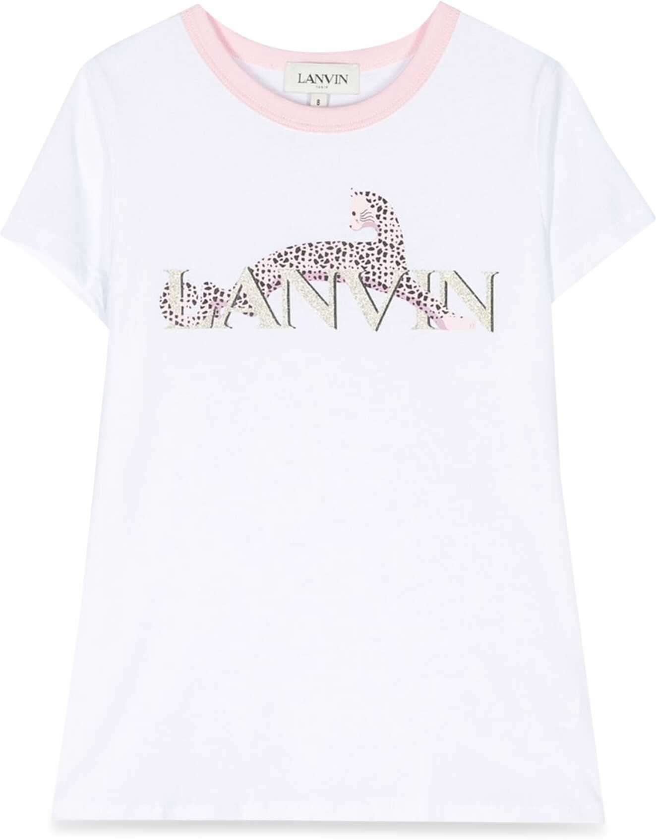 Poze Lanvin Mc Logo T-Shirt WHITE