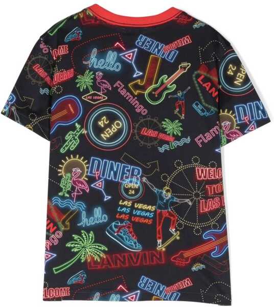 Tricouri Lanvin T-Shirt Mc Las Vegas MULTICOLOUR Baieti (BM 9832541) 2