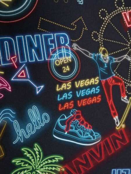 Tricouri Lanvin T-Shirt Mc Las Vegas MULTICOLOUR Baieti (BM 9832541) 3