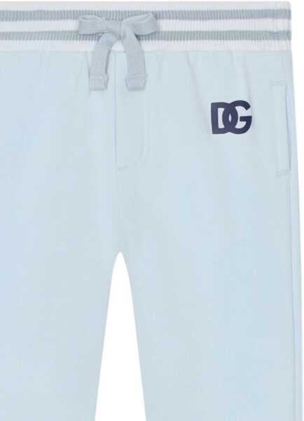 Pantaloni casual Dolce & Gabbana Jogger Logo BABY BLUE Baieti (BM 9832712) 3