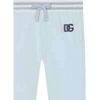Pantaloni casual Dolce & Gabbana pentru Baieti - Pantaloni casual Dolce & Gabbana Jogger Logo BABY BLUE Baieti (BM 9832712) - B-mall.ro