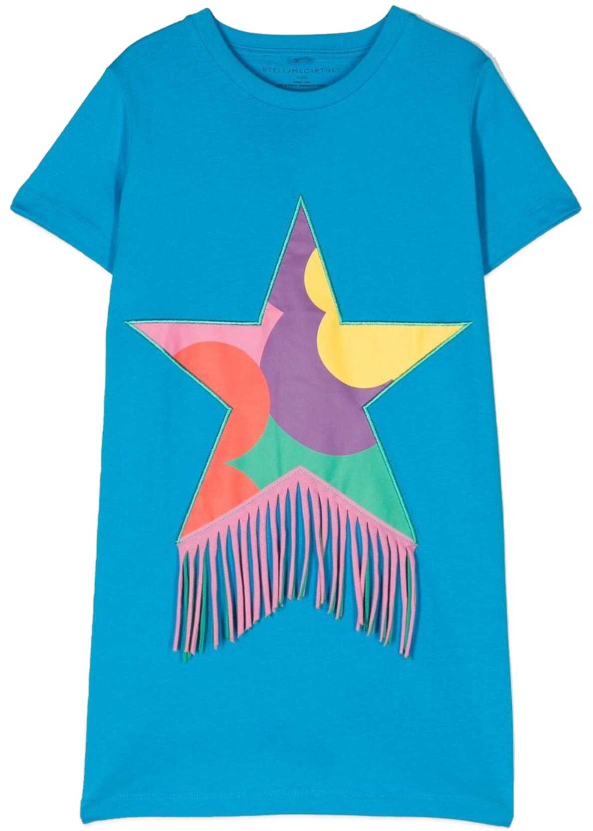 Poze Stella McCartney Mc Star T-Shirt Dress AZURE
