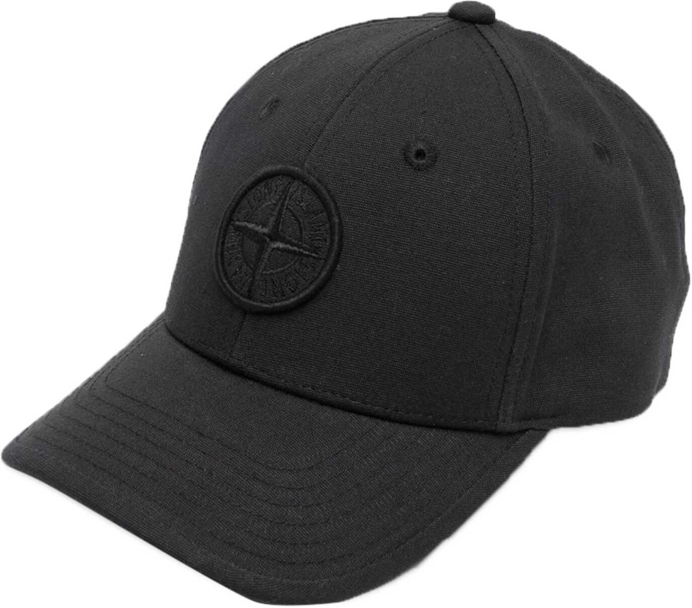 Poze Stone Island Cap BLACK