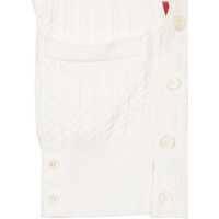 Cardigane pentru Baieti - Cardigane Thom Browne V Neck Baby Cable Cardigan Vest WHITE Baieti (BM 9832769) - B-mall.ro