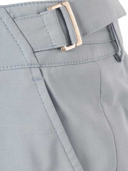 Pantaloni Peserico Tucks pants Light Blue Femei (BM 9833402) 3