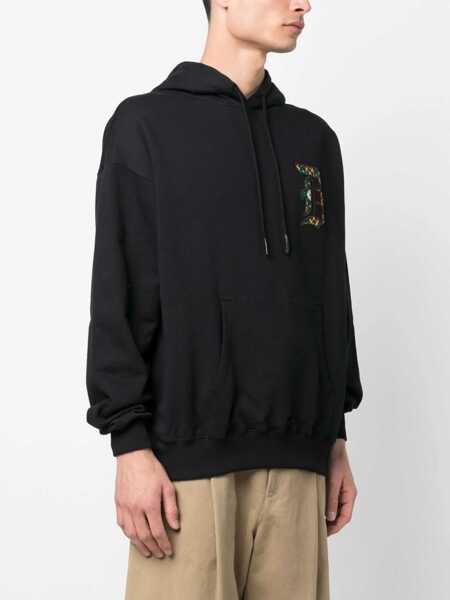 Bluze de trening DRLE DE MONSIEUR Hooded Sweatshirt With Logo BLACK Barbati (BM 9835751) 4