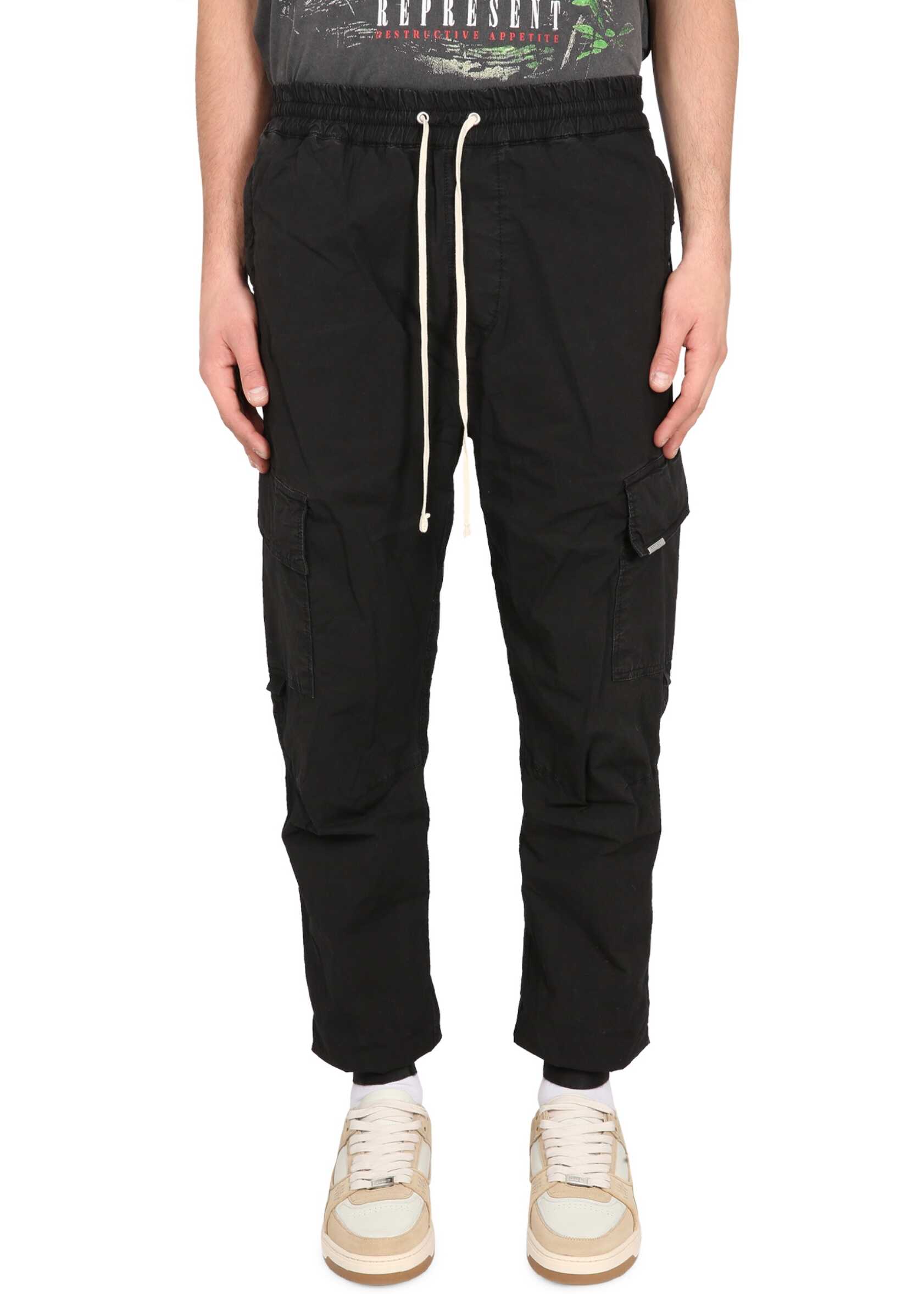 REPRESENT Military Pants BLACK