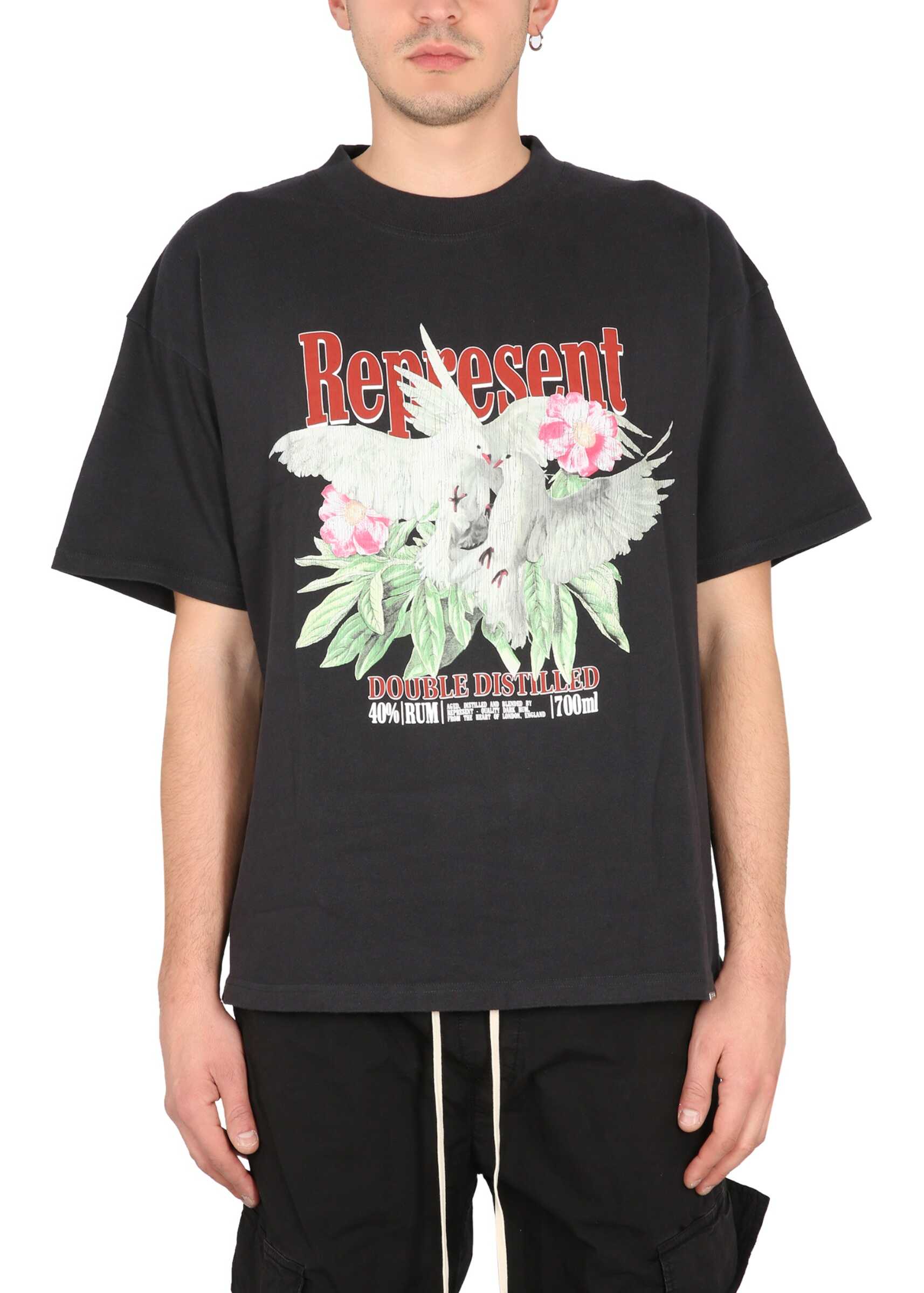 REPRESENT Double Distilled T-Shirt BLACK